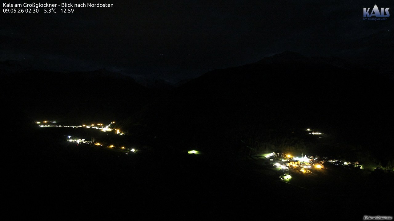 Archiv Foto Webcam Kals am Großglockner - Nordost