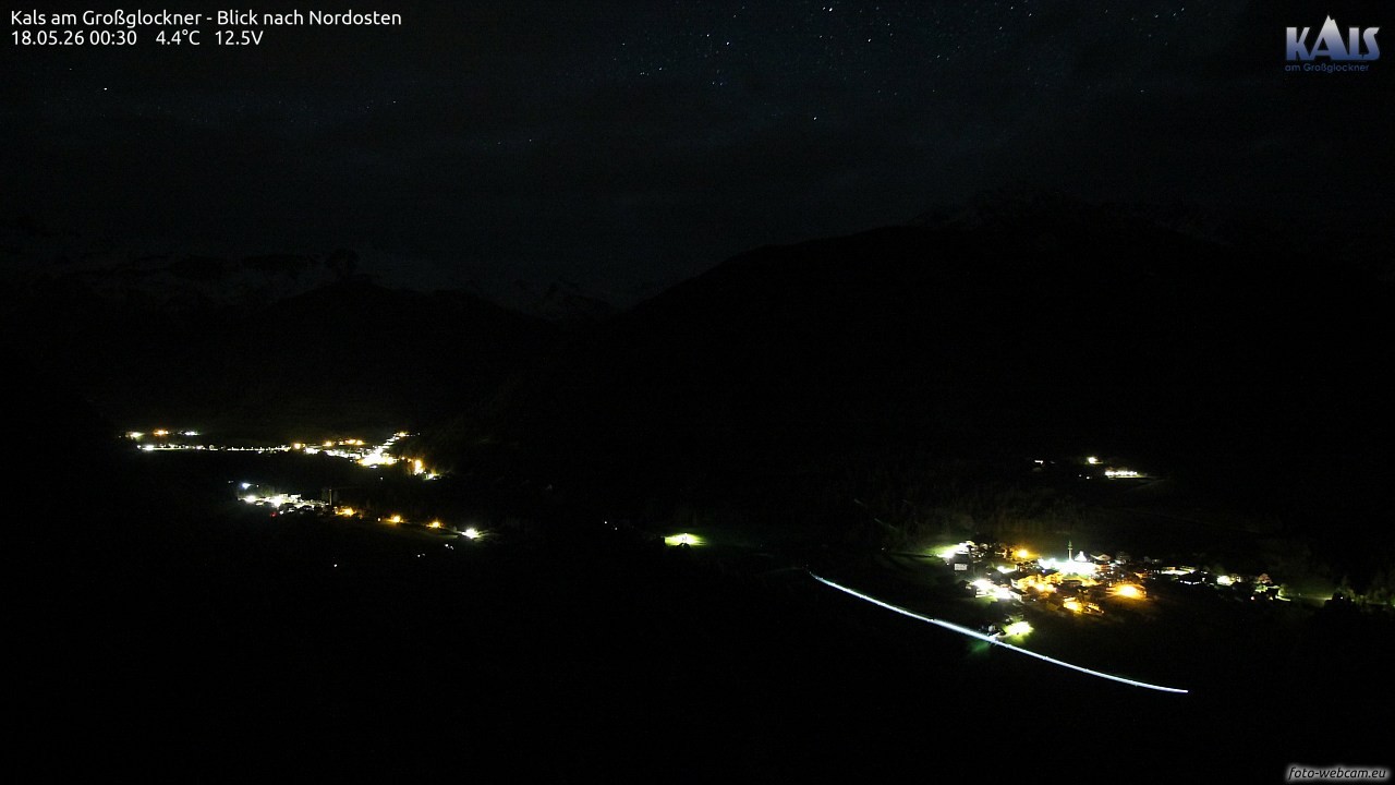 Archiv Foto Webcam Kals am Großglockner - Nordost