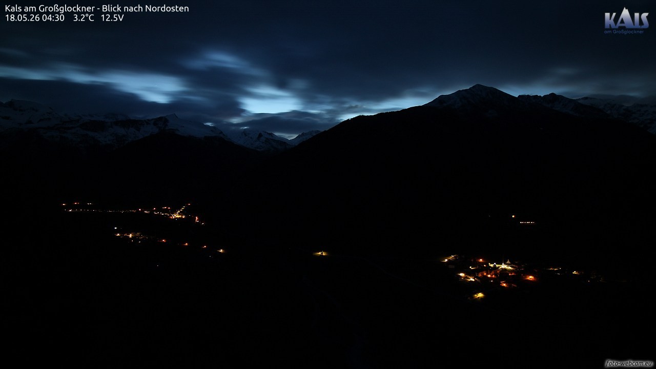 Archiv Foto Webcam Kals am Großglockner - Nordost