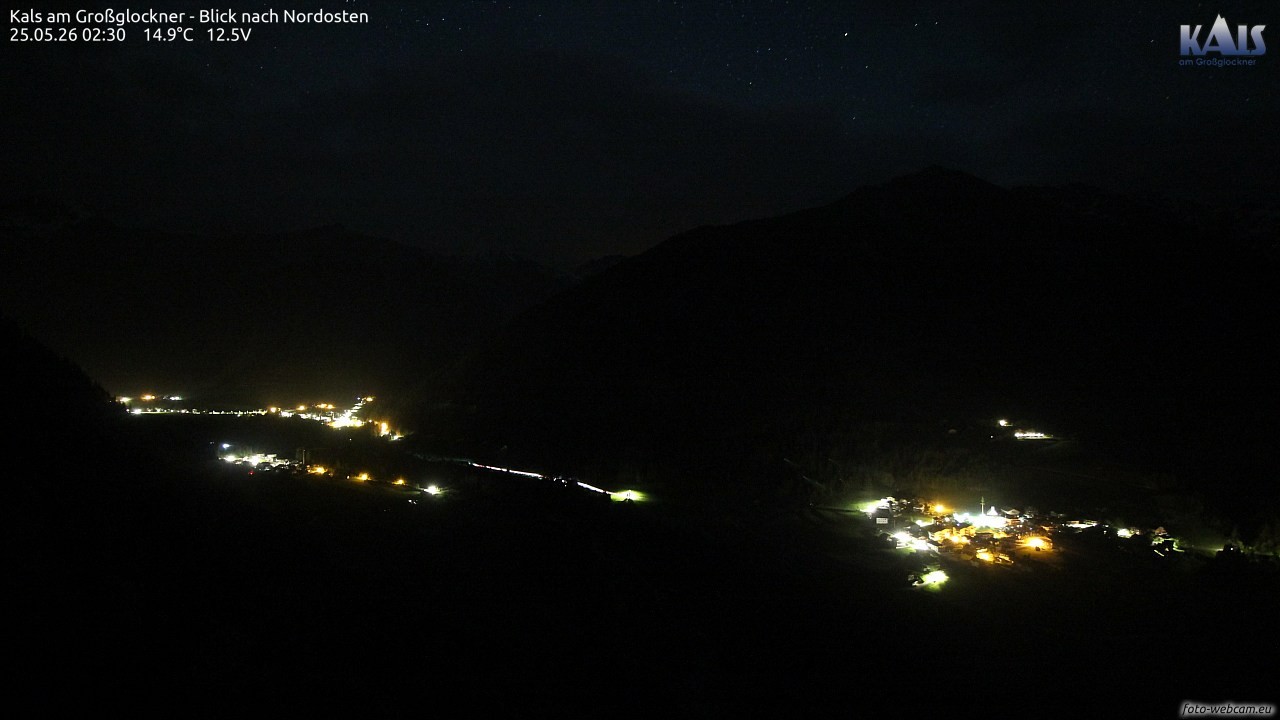 Archiv Foto Webcam Kals am Großglockner - Nordost