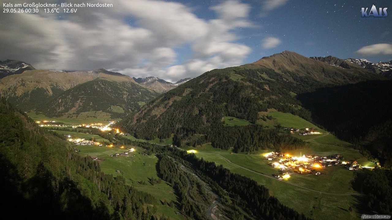Archiv Foto Webcam Kals am Großglockner - Nordost