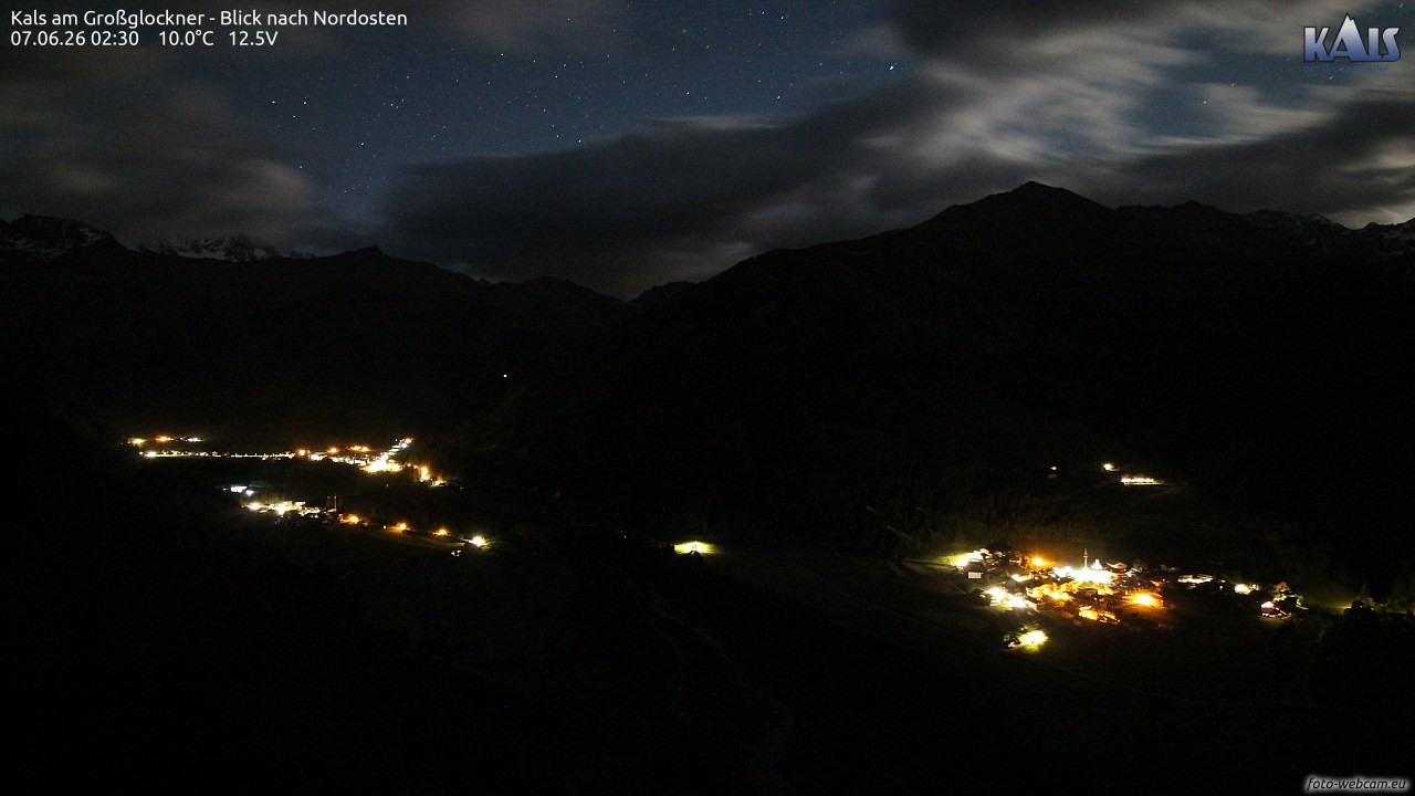 Archiv Foto Webcam Kals am Großglockner - Nordost