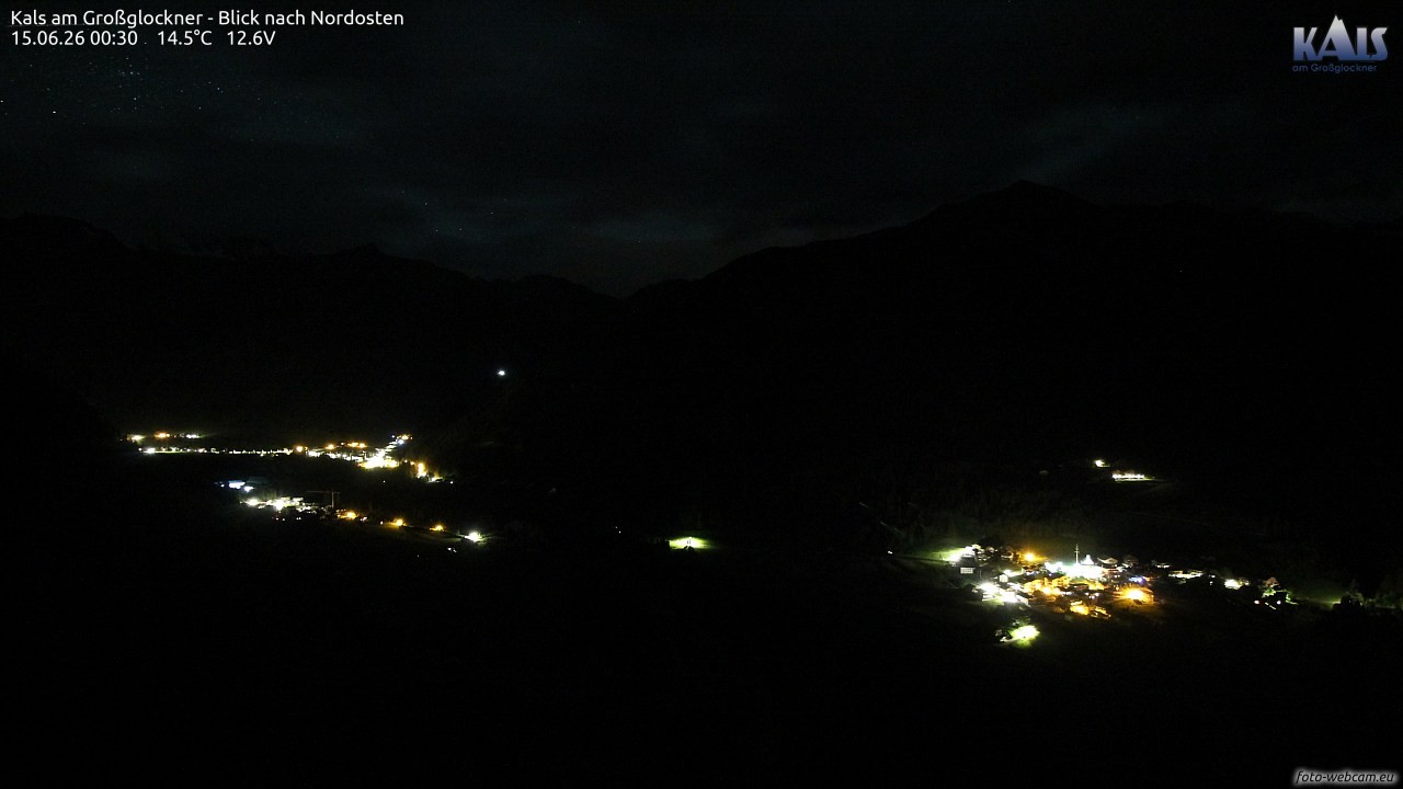 Archiv Foto Webcam Kals am Großglockner - Nordost