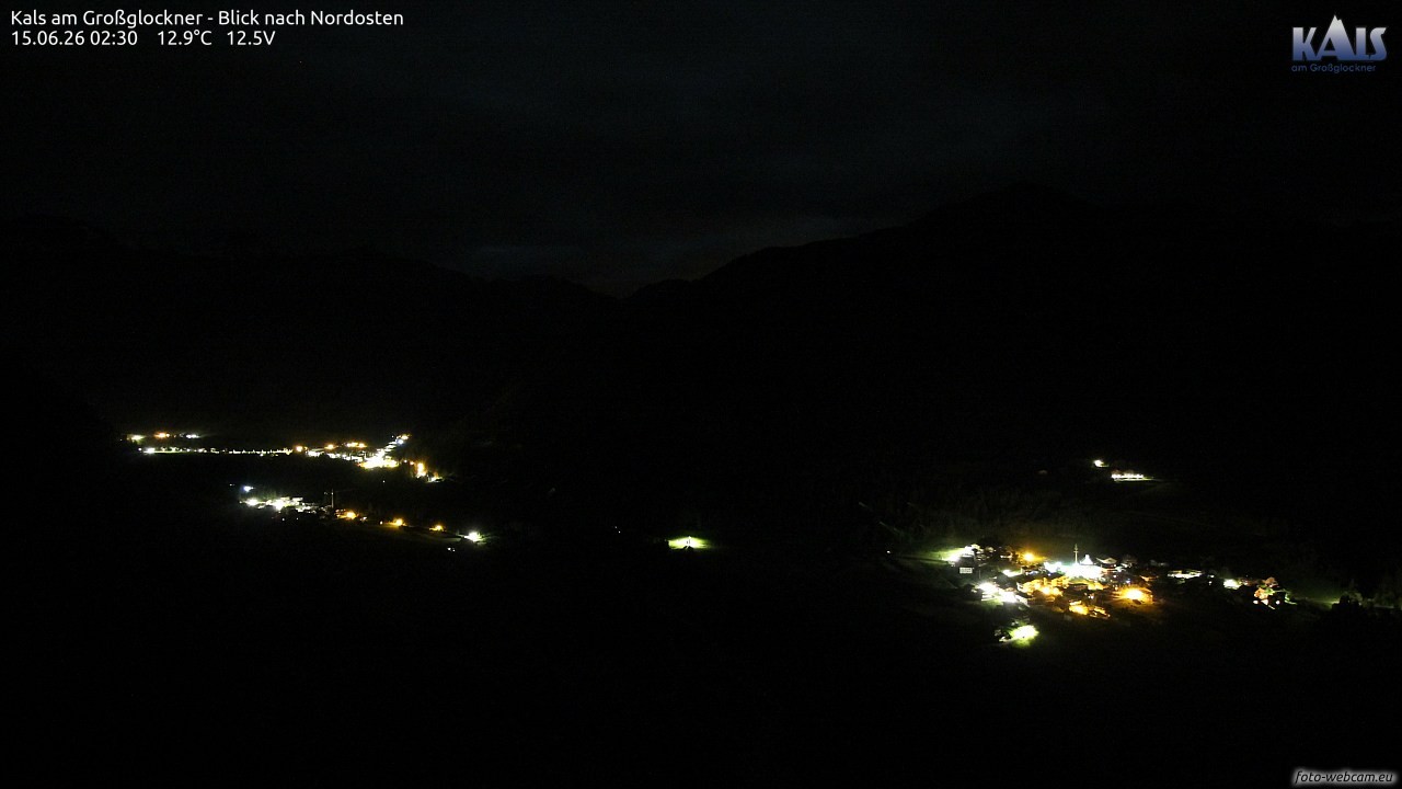 Archiv Foto Webcam Kals am Großglockner - Nordost