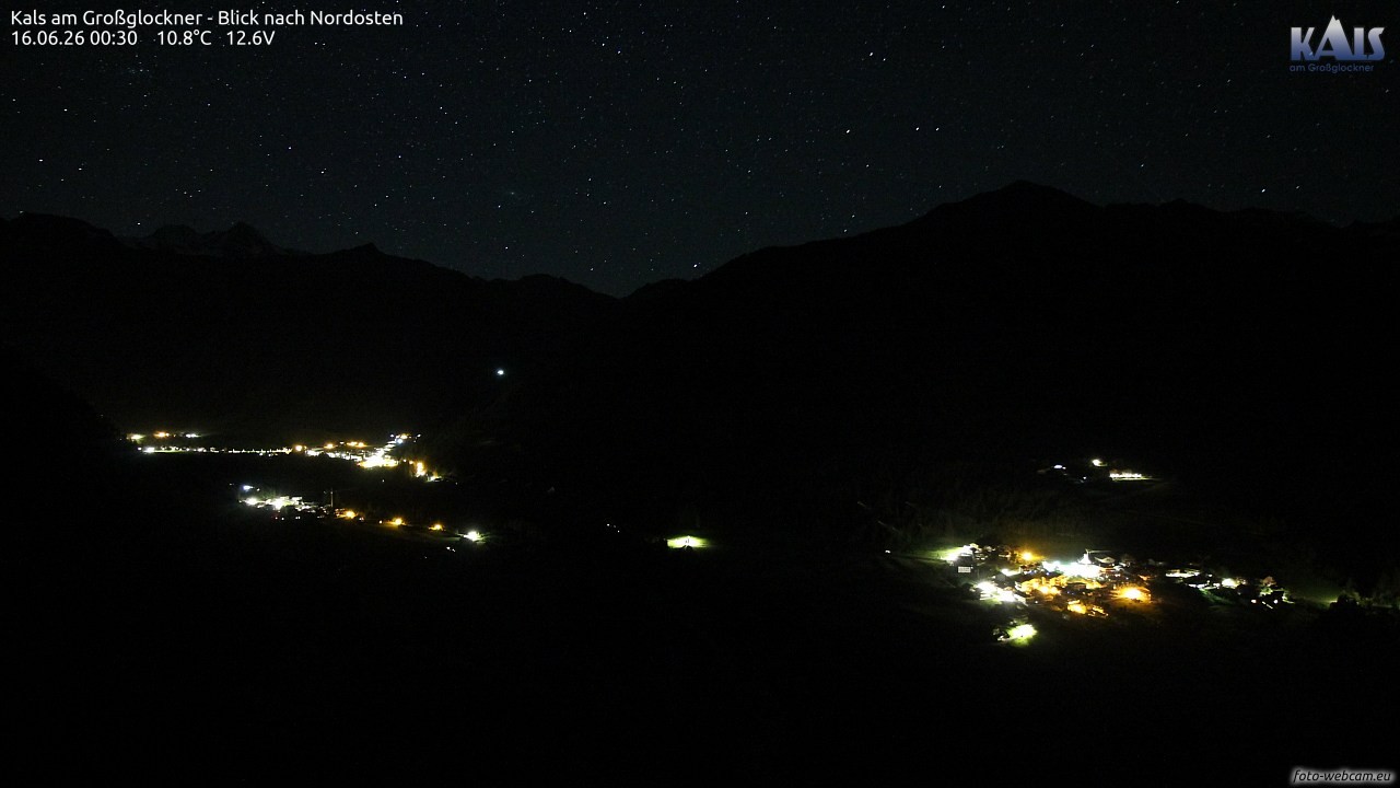Archiv Foto Webcam Kals am Großglockner - Nordost