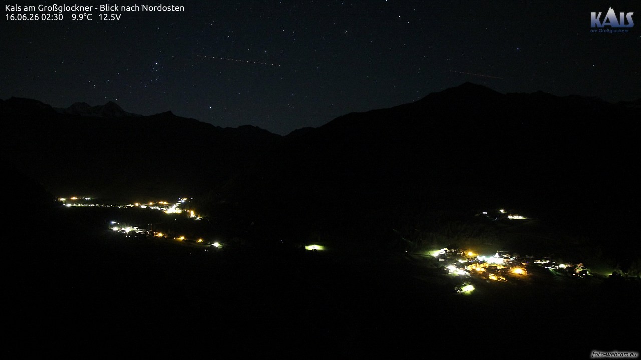 Archiv Foto Webcam Kals am Großglockner - Nordost