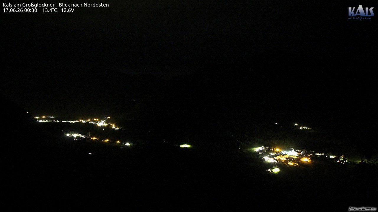 Archiv Foto Webcam Kals am Großglockner - Nordost
