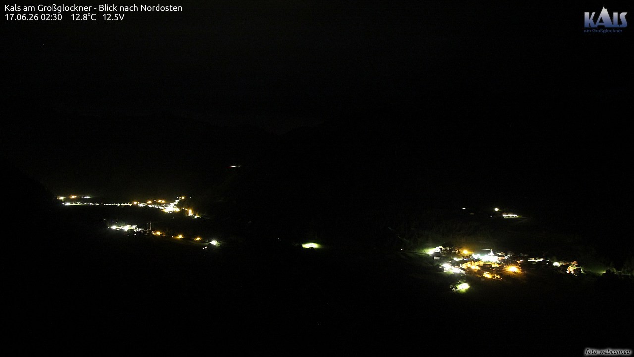 Archiv Foto Webcam Kals am Großglockner - Nordost