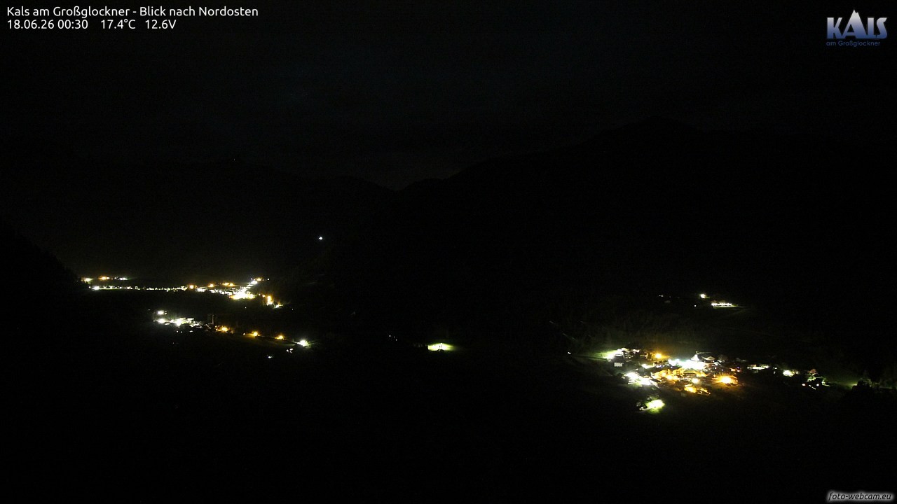 Archiv Foto Webcam Kals am Großglockner - Nordost