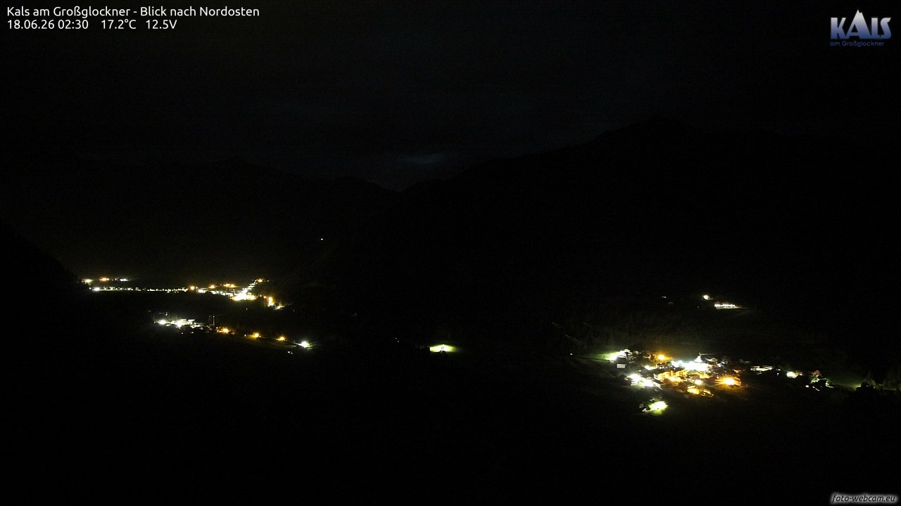 Archiv Foto Webcam Kals am Großglockner - Nordost