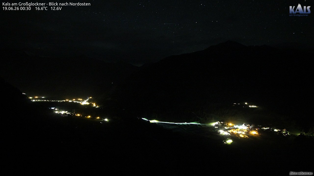 Archiv Foto Webcam Kals am Großglockner - Nordost