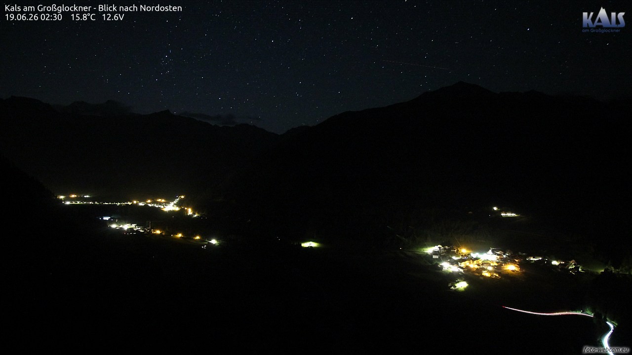 Archiv Foto Webcam Kals am Großglockner - Nordost