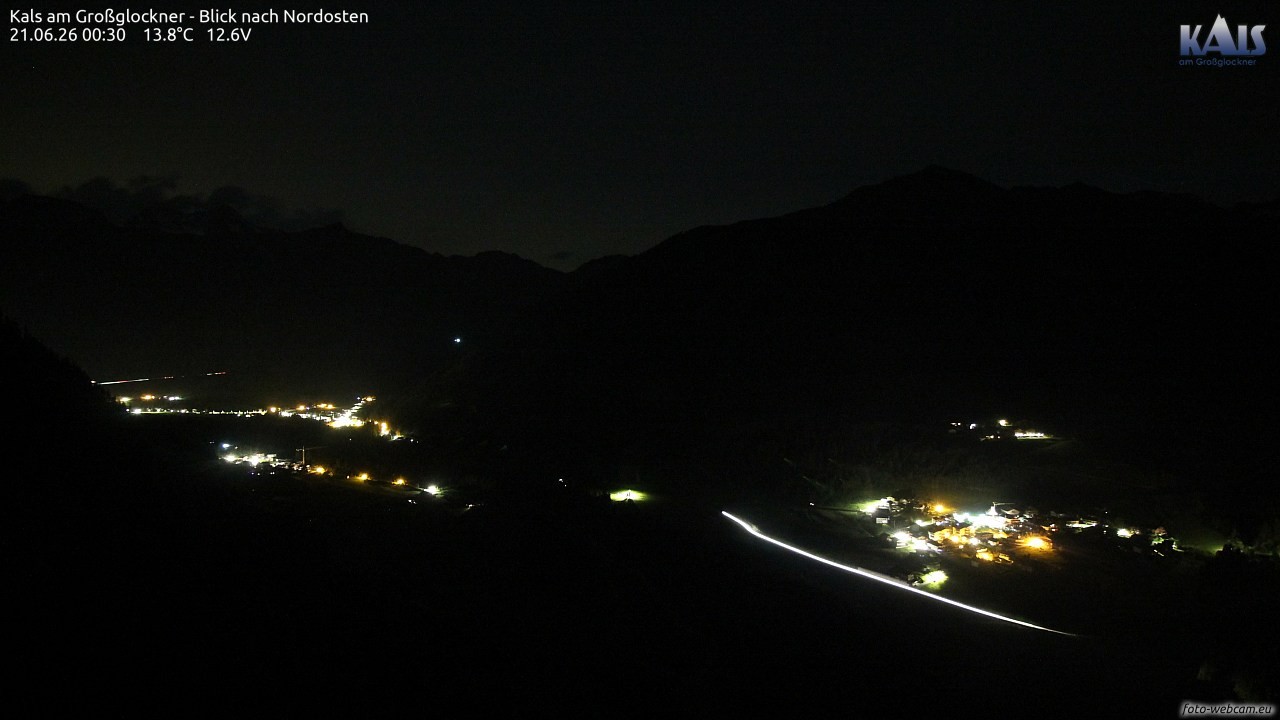 Archived image Webcam Kals am Großglockner - Northeast