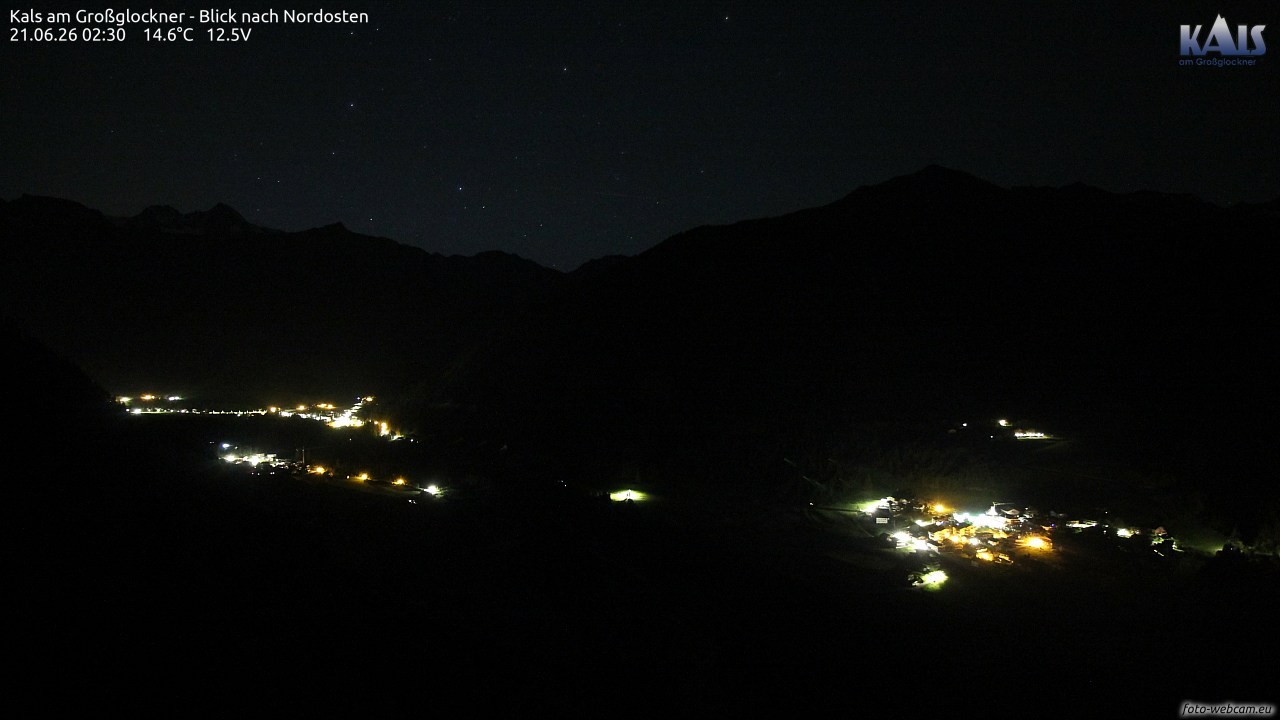Archived image Webcam Kals am Großglockner - Northeast