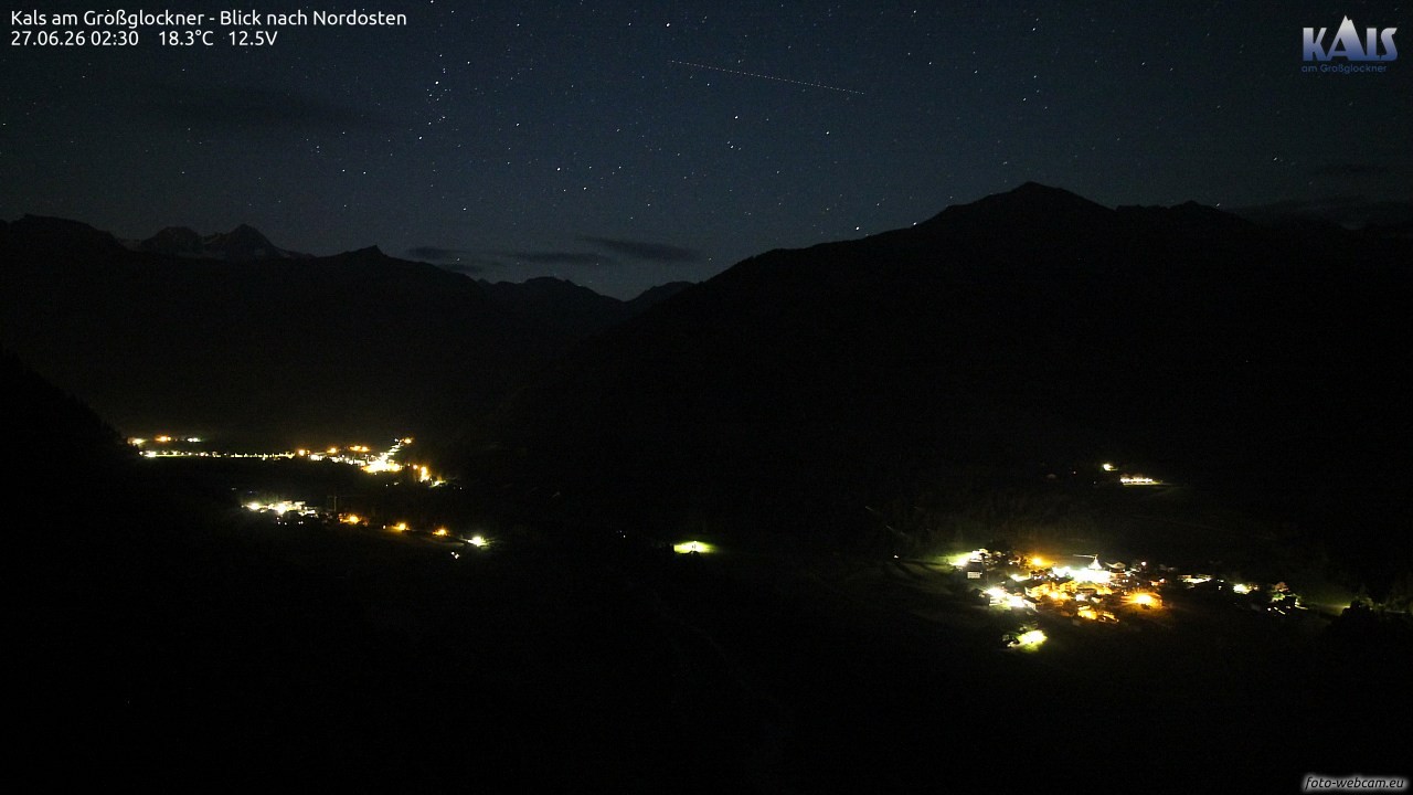Archiv Foto Webcam Kals am Großglockner - Nordost