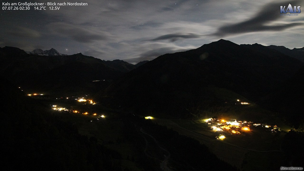 Archiv Foto Webcam Kals am Großglockner - Nordost