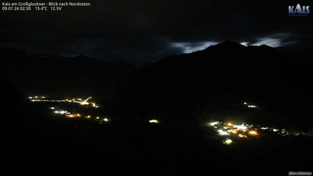 Archiv Foto Webcam Kals am Großglockner - Nordost