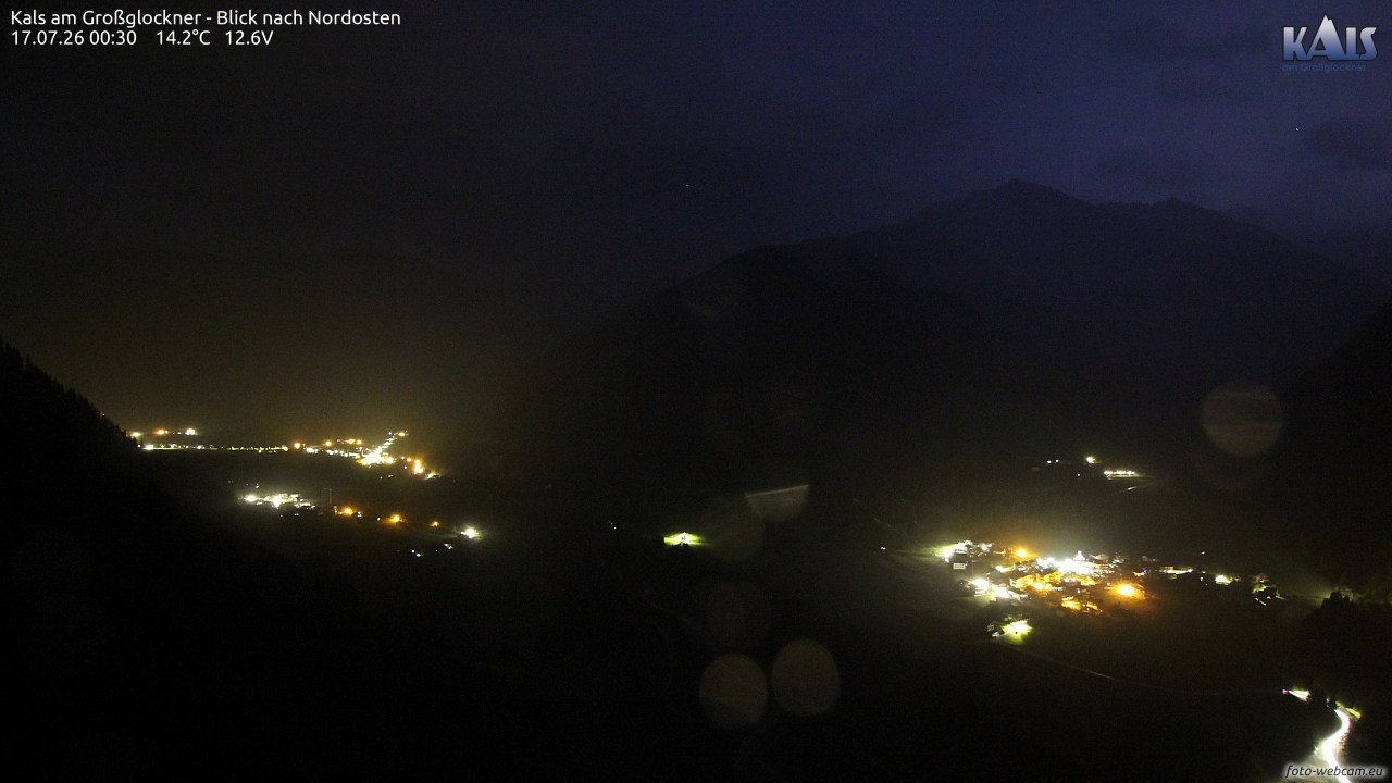 Archiv Foto Webcam Kals am Großglockner - Nordost