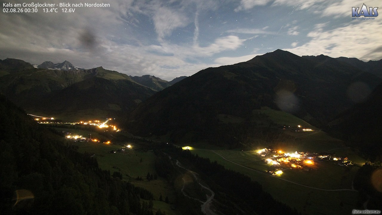 Archiv Foto Webcam Kals am Großglockner - Nordost