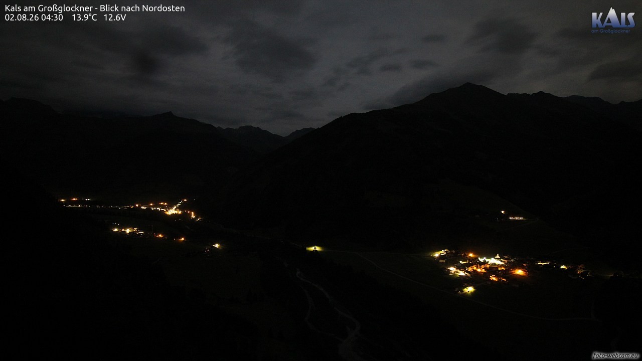 Archiv Foto Webcam Kals am Großglockner - Nordost
