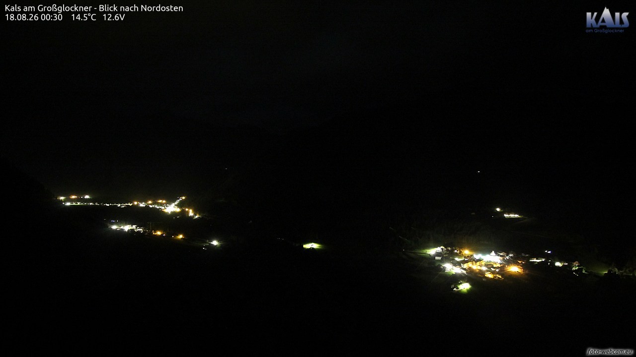Archiv Foto Webcam Kals am Großglockner - Nordost