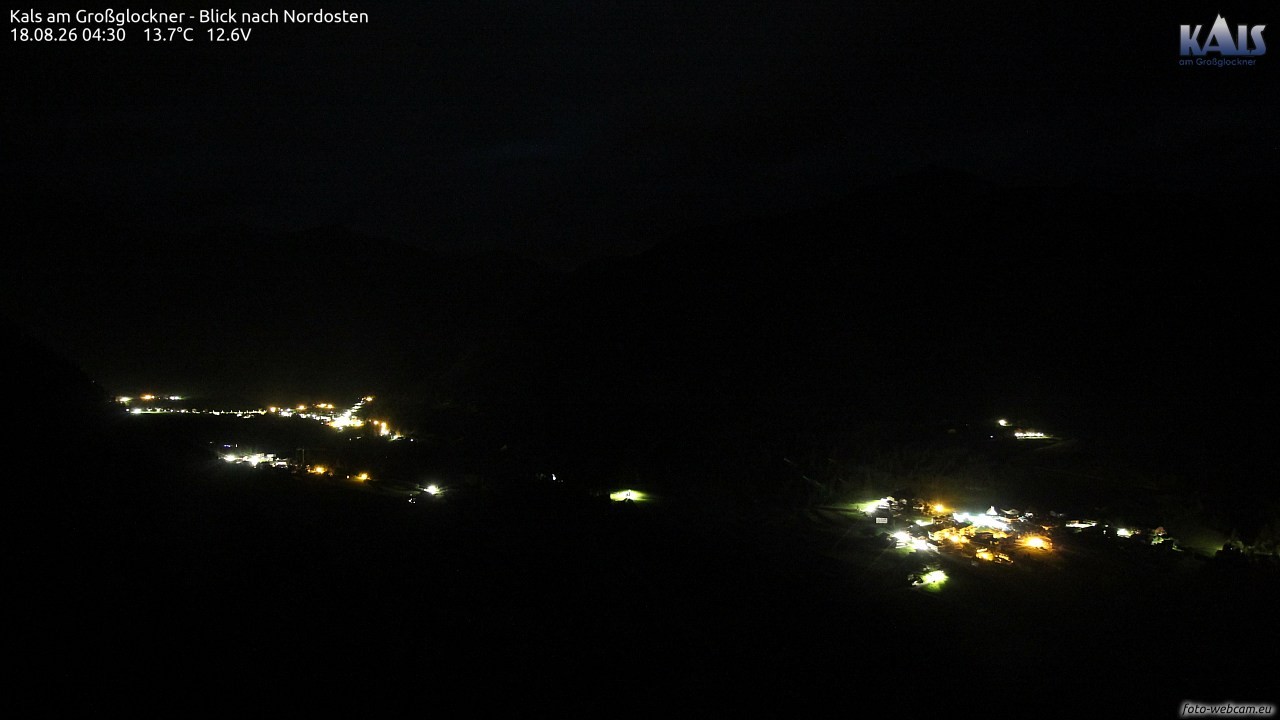 Archiv Foto Webcam Kals am Großglockner - Nordost