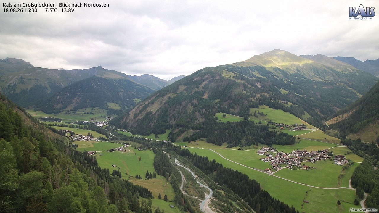 Archiv Foto Webcam Kals am Großglockner - Nordost