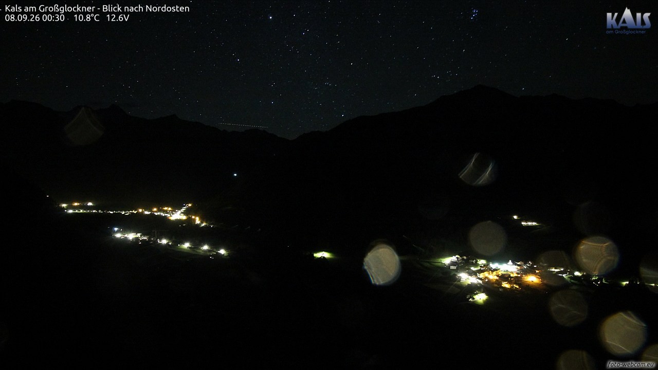 Archiv Foto Webcam Kals am Großglockner - Nordost