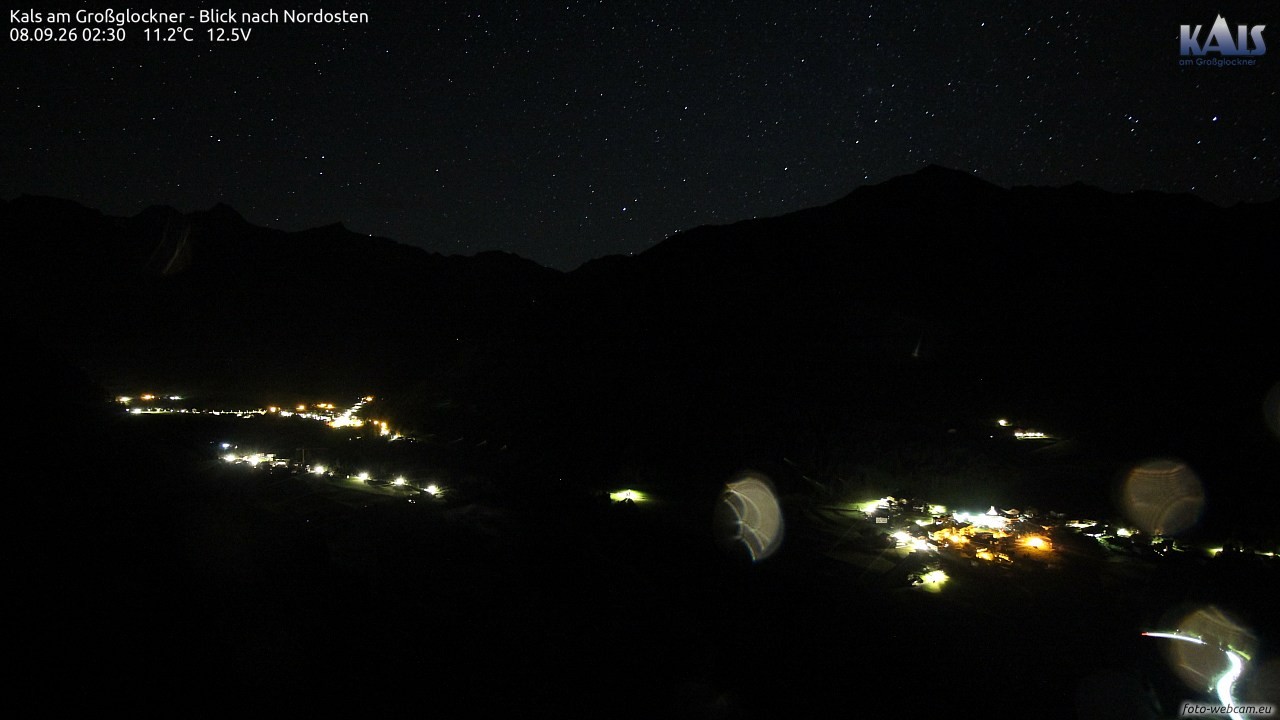 Archiv Foto Webcam Kals am Großglockner - Nordost
