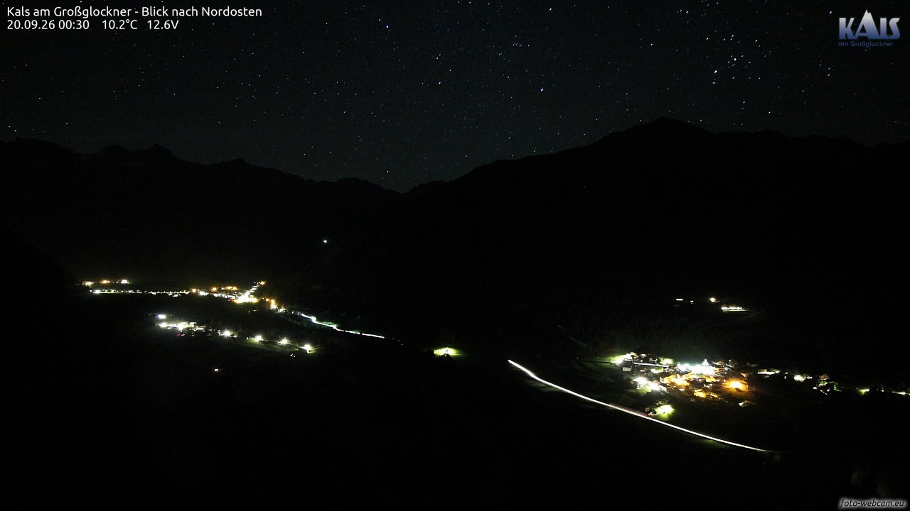 Archived image Webcam Kals am Großglockner - Northeast