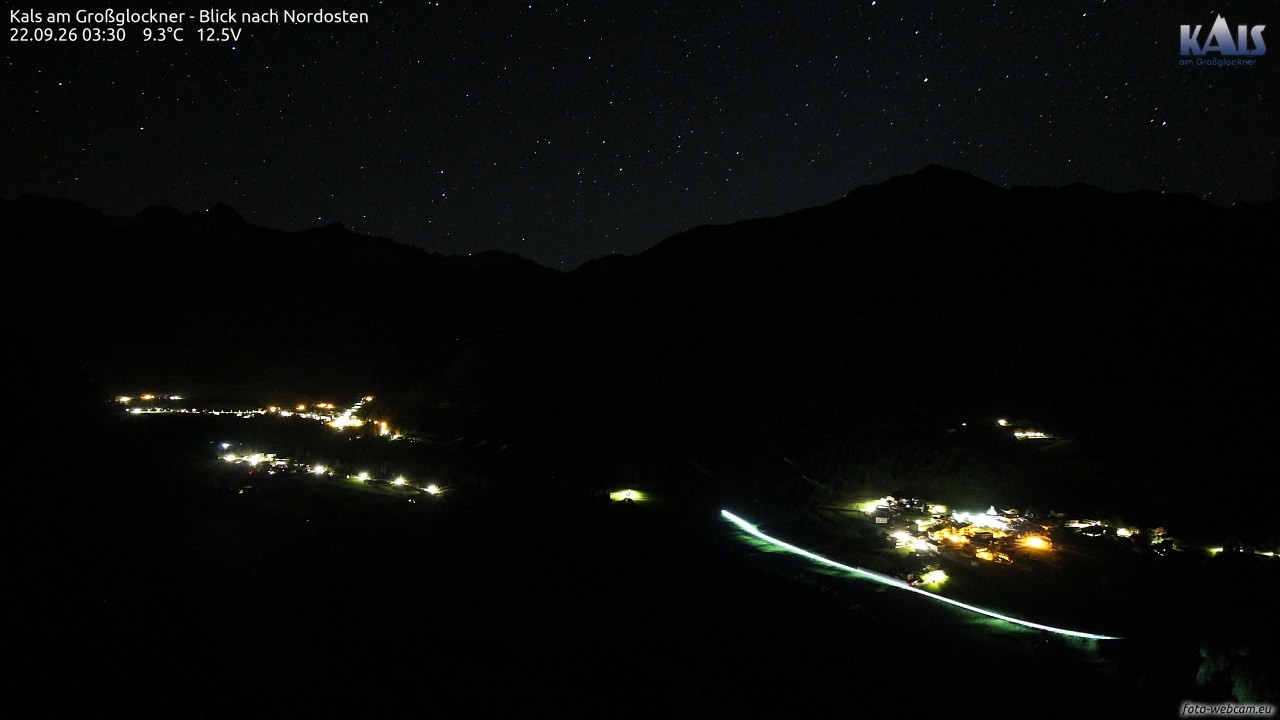 Archiv Foto Webcam Kals am Großglockner - Nordost