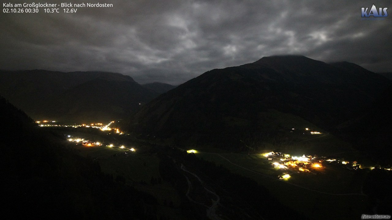 Archiv Foto Webcam Kals am Großglockner - Nordost