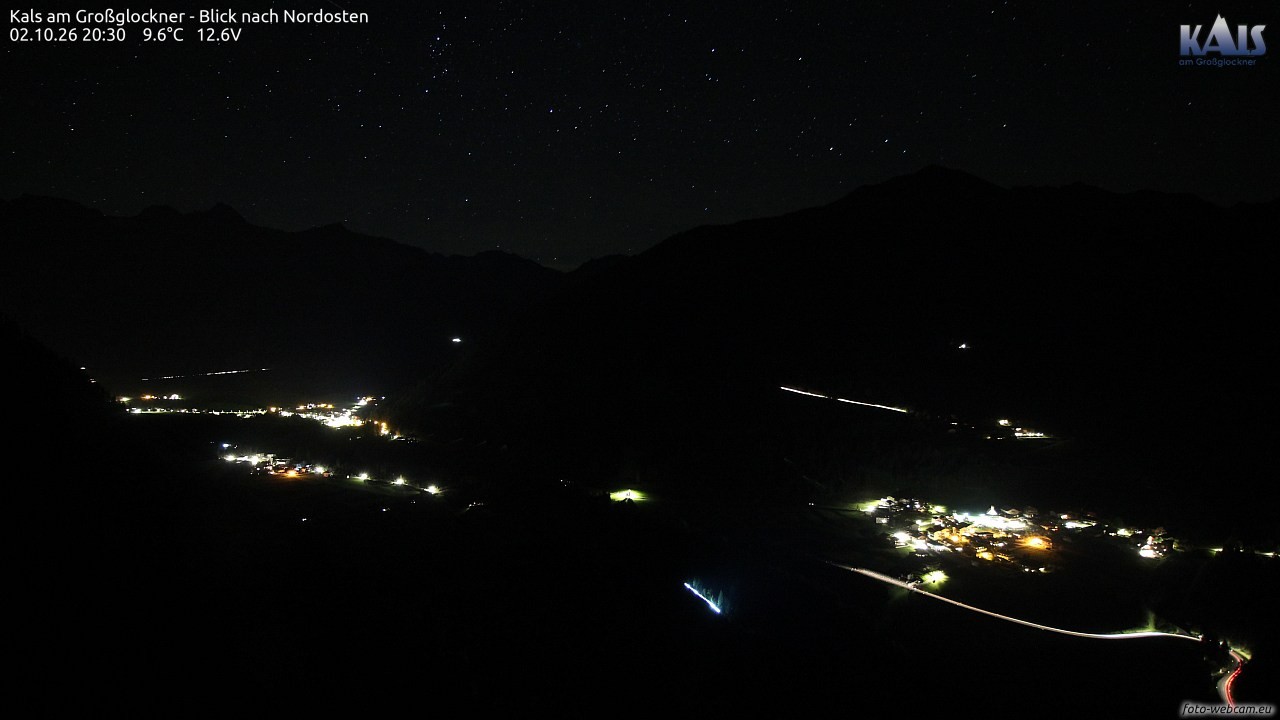 Archiv Foto Webcam Kals am Großglockner - Nordost