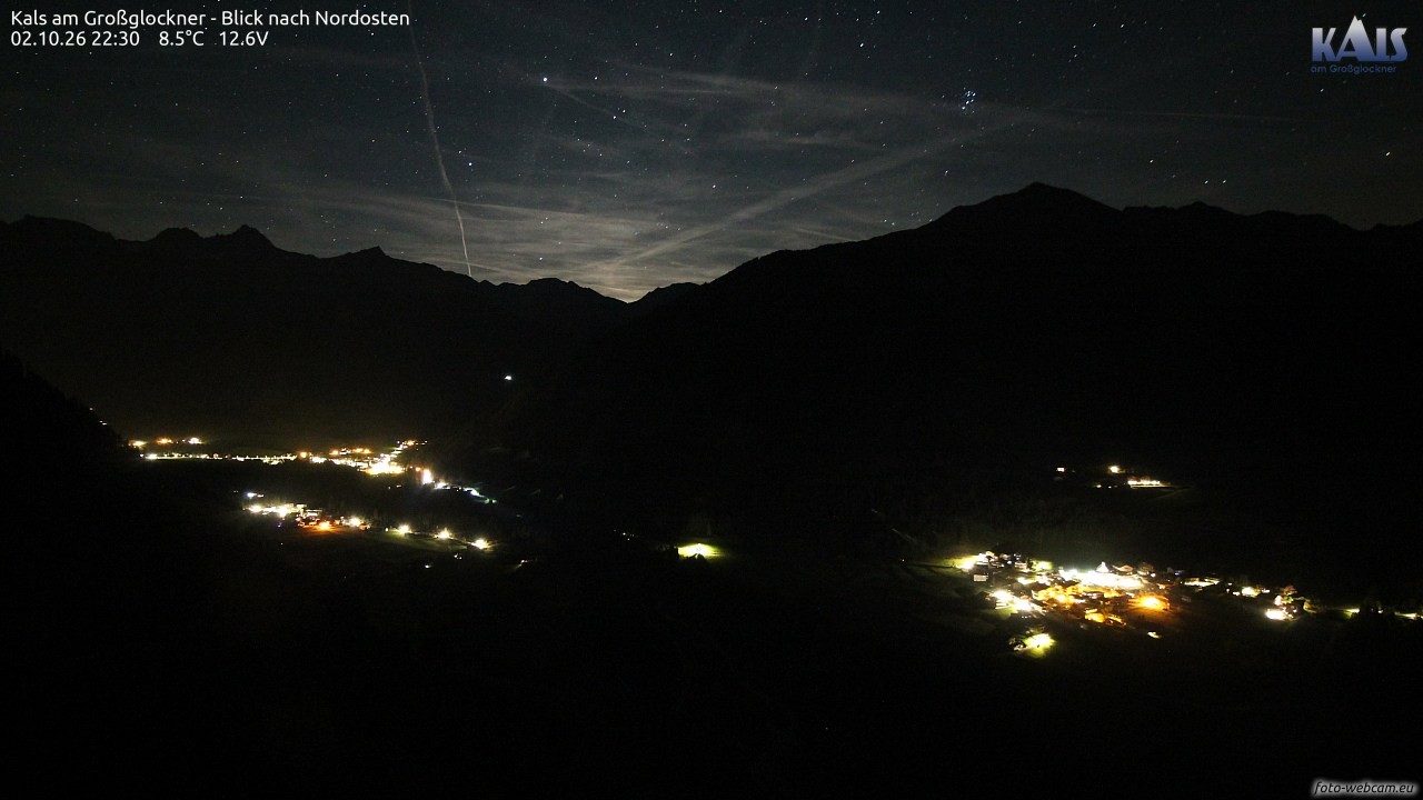 Archiv Foto Webcam Kals am Großglockner - Nordost