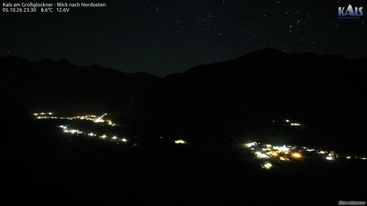 Archiv Foto Webcam Kals am Großglockner - Nordost
