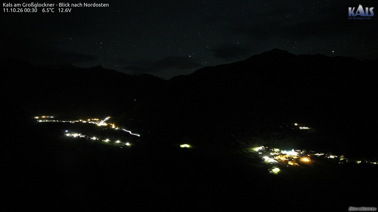 Archiv Foto Webcam Kals am Großglockner - Nordost