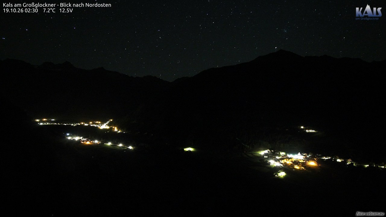 Archiv Foto Webcam Kals am Großglockner - Nordost