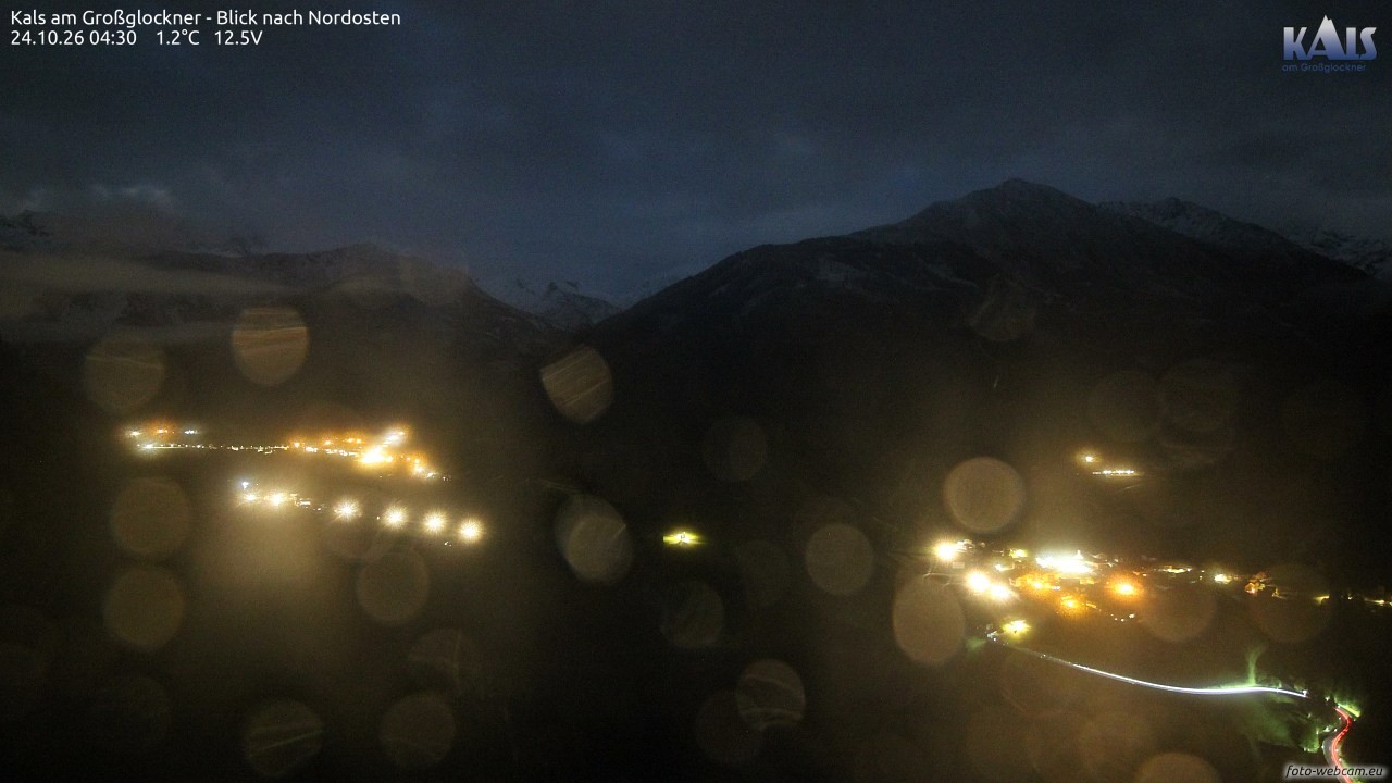 Archiv Foto Webcam Kals am Großglockner - Nordost