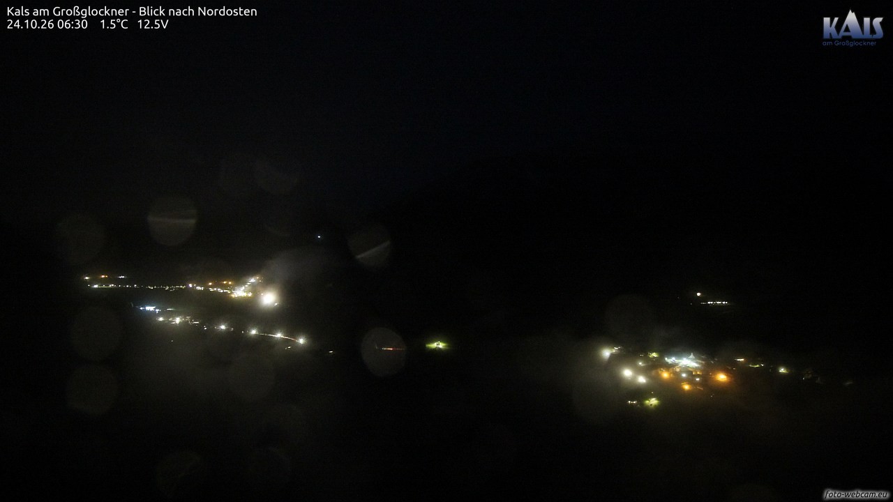 Archiv Foto Webcam Kals am Großglockner - Nordost