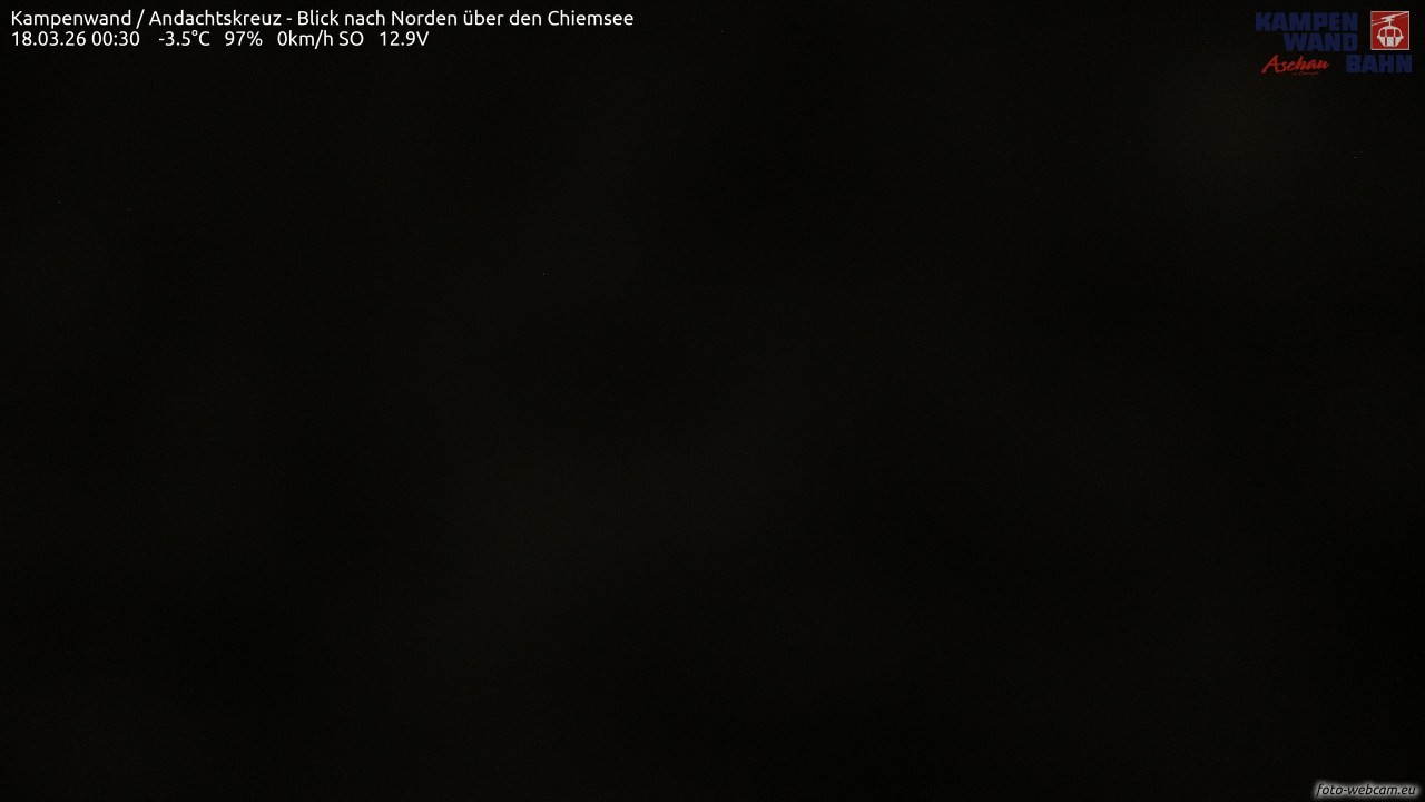 Archived image Webcam Kampenwand - View to the North