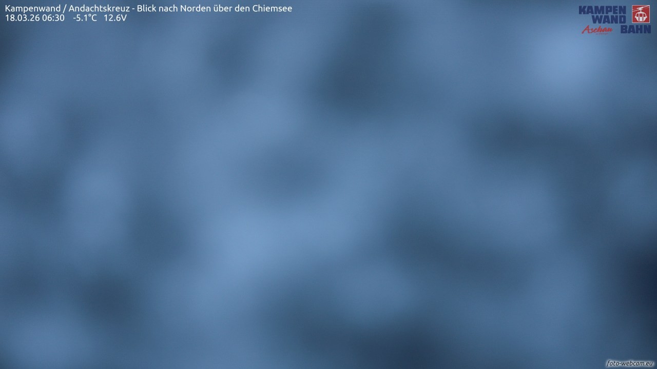 Archived image Webcam Kampenwand - View to the North