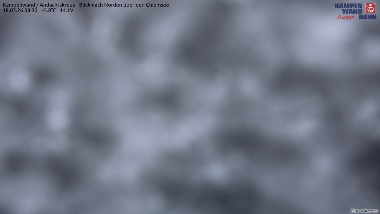 Archived image Webcam Kampenwand - View to the North