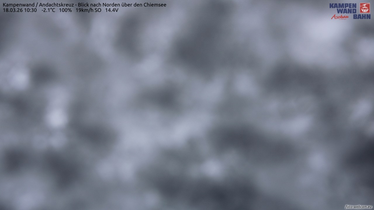 Archived image Webcam Kampenwand - View to the North