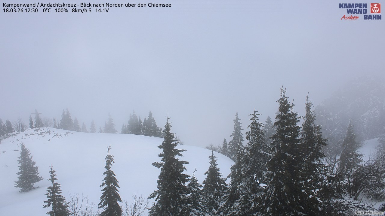 Archived image Webcam Kampenwand - View to the North