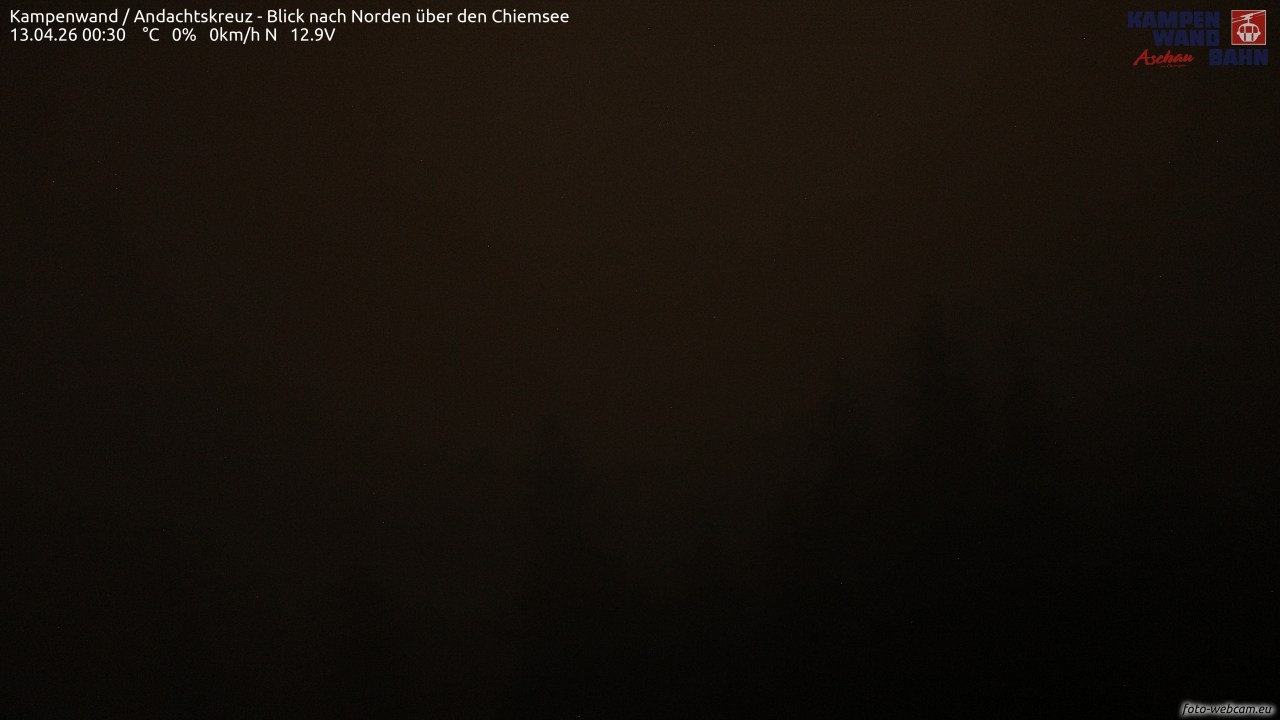 Archived image Webcam Kampenwand - View to the North