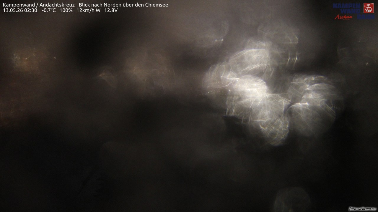 Archived image Webcam Kampenwand - View to the North