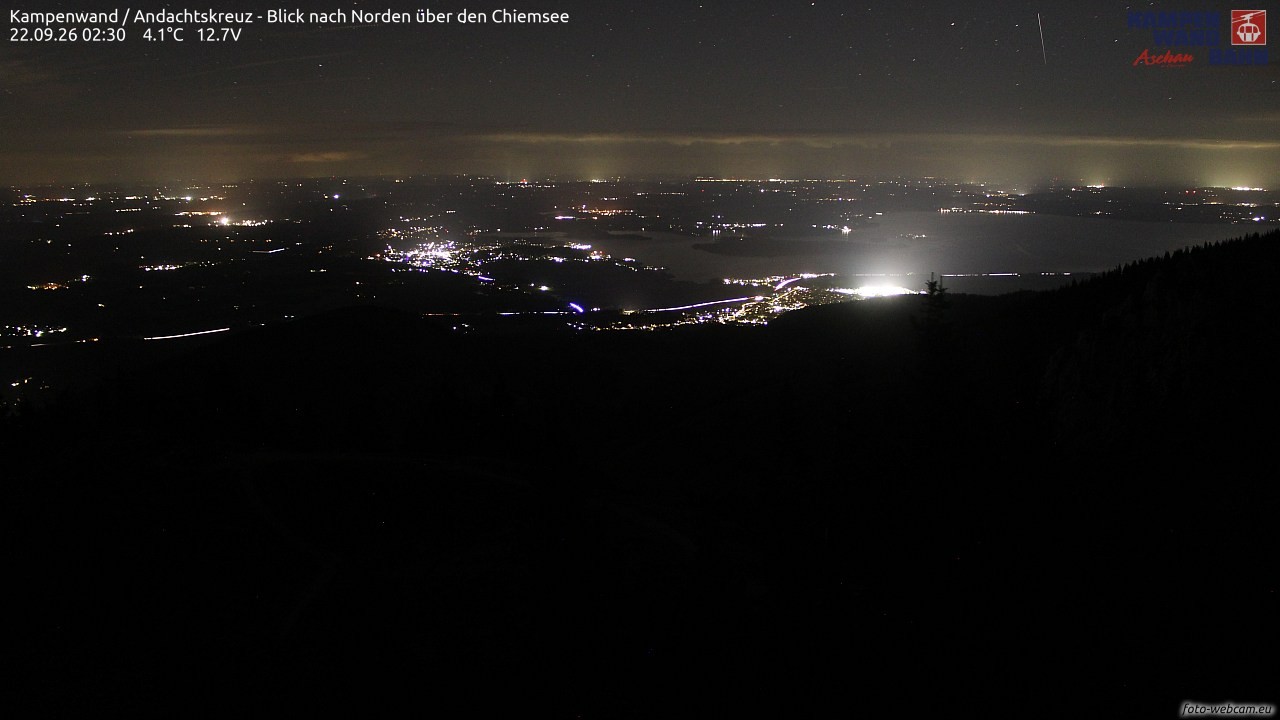 Archived image Webcam Kampenwand - View to the North