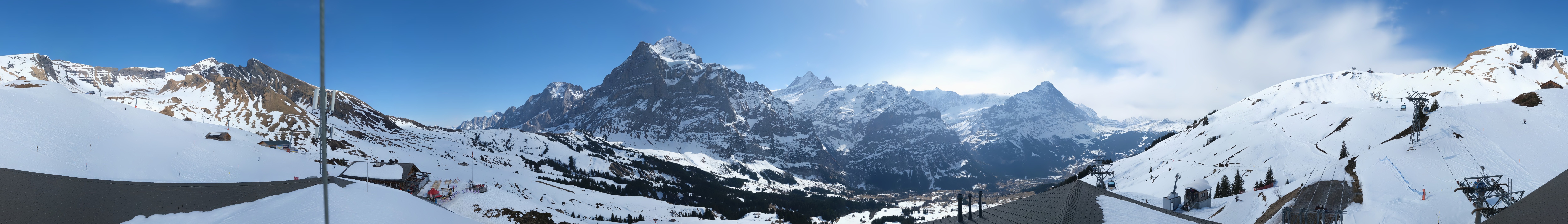 Archiv Foto Webcam Panorama Grindelwald - First
