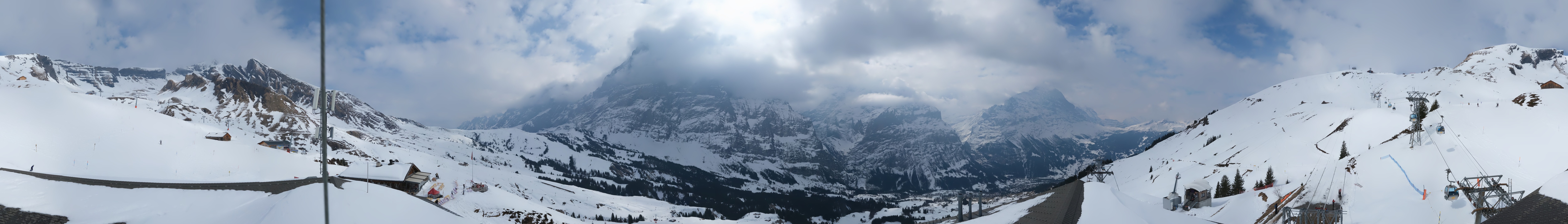 Archiv Foto Webcam Panorama Grindelwald - First