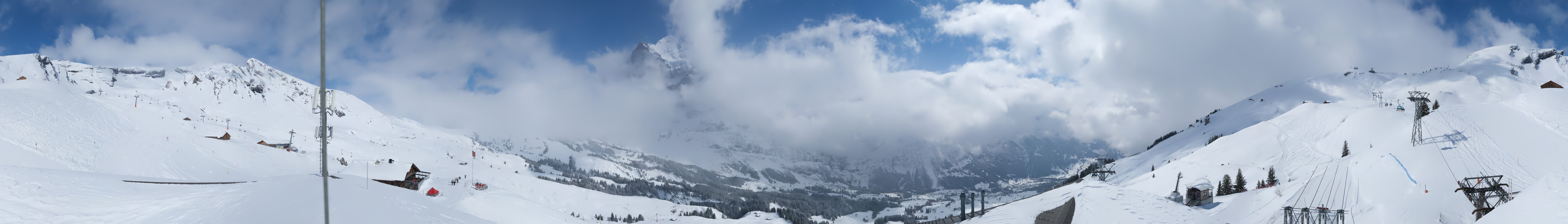 Archiv Foto Webcam Panorama Grindelwald - First